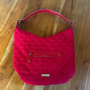 Vera Bradley red quilted bag